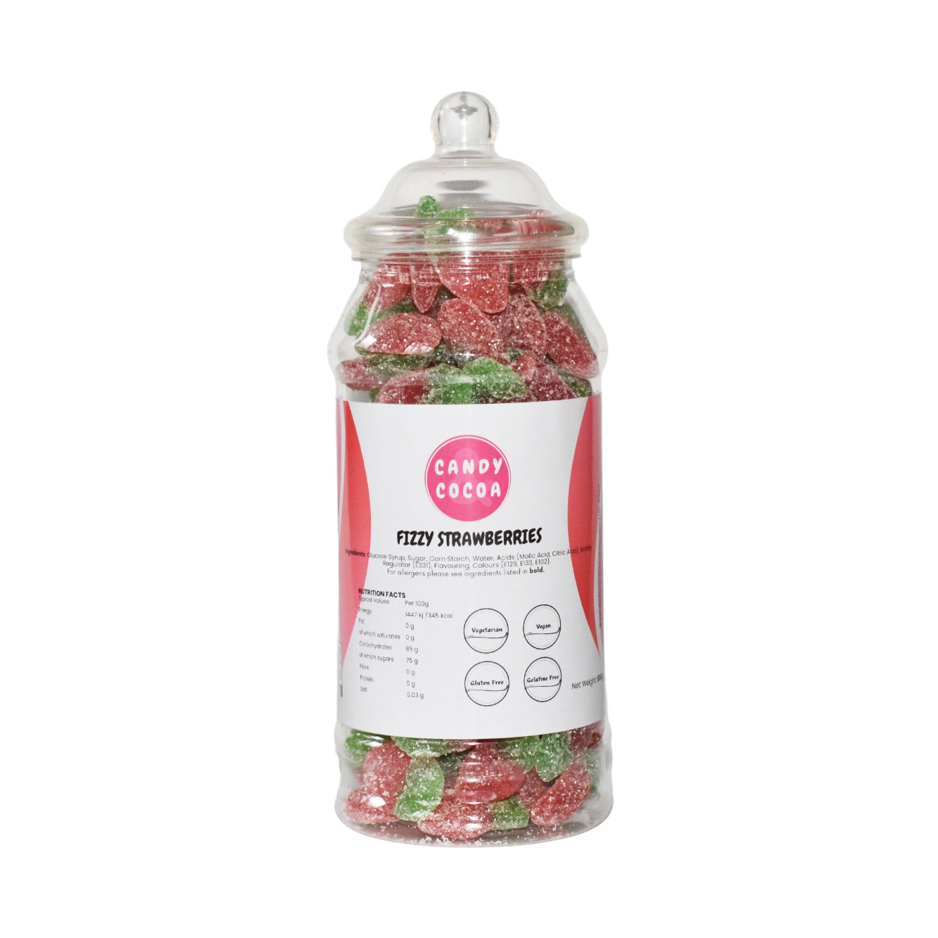 Fizzy Strawberries - Jar