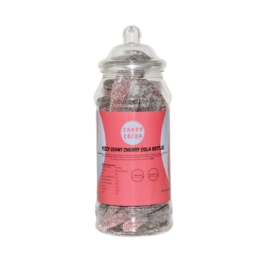 Jumbo Fizzy Cherry Cola Bottles - Jar