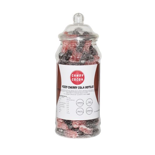 Fizzy Cherry Cola Bottles - Jar