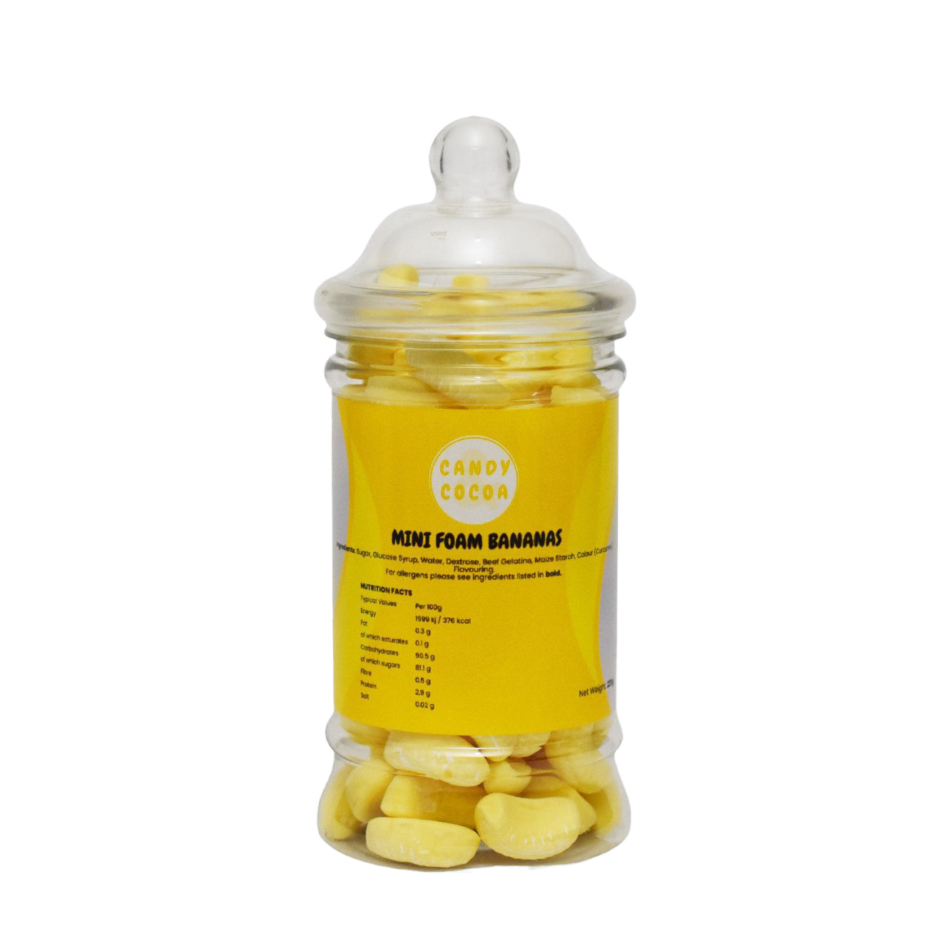 Mini Foam Bananas - Jar