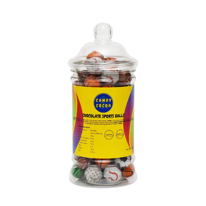 Chocolate Sports Balls - Jar