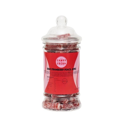 Sour Strawberry Pencil Bites - Jar