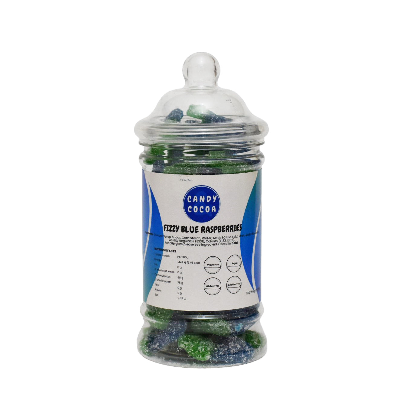 Fizzy Blue Raspberries - Jar