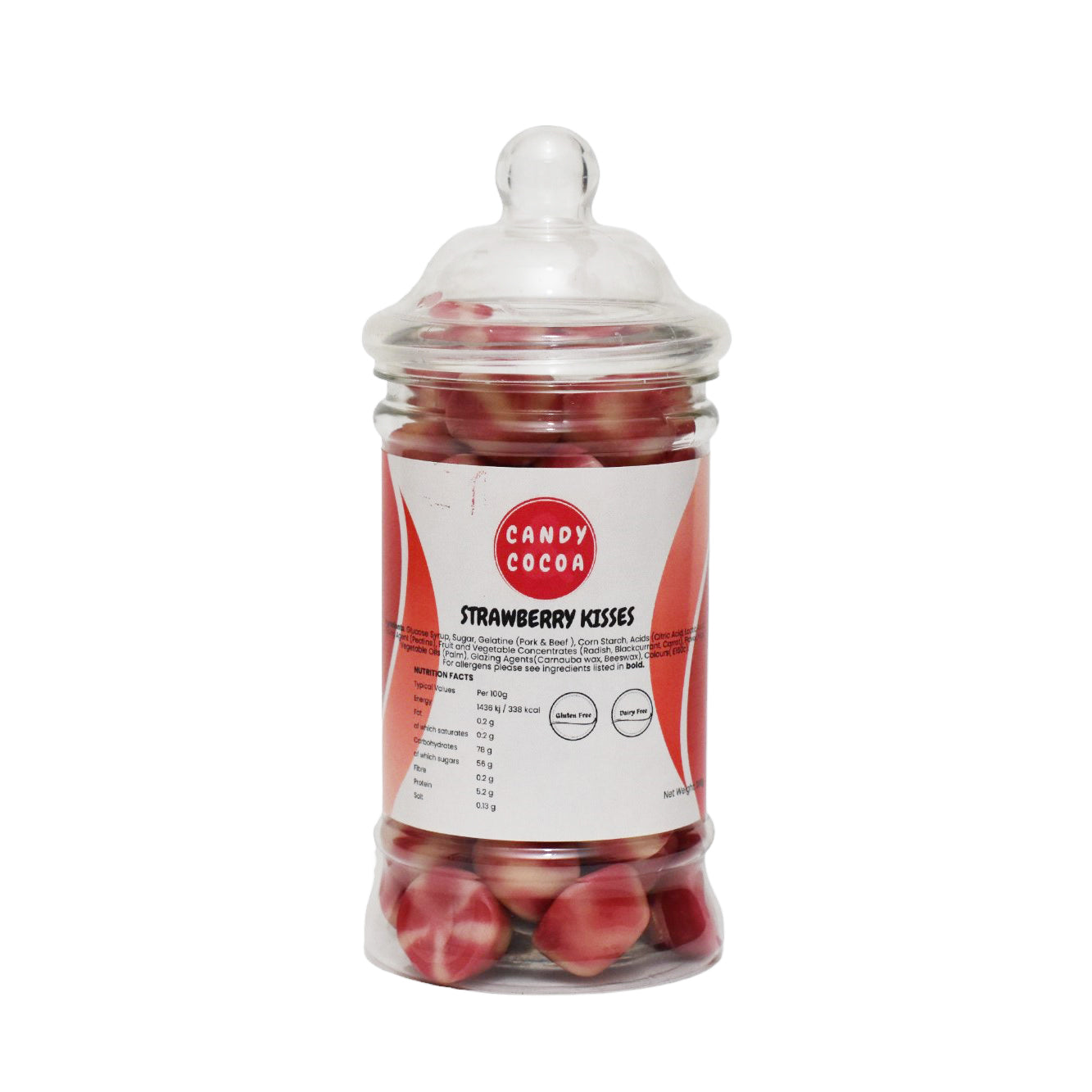 Strawberry Twist Kisses - Jar