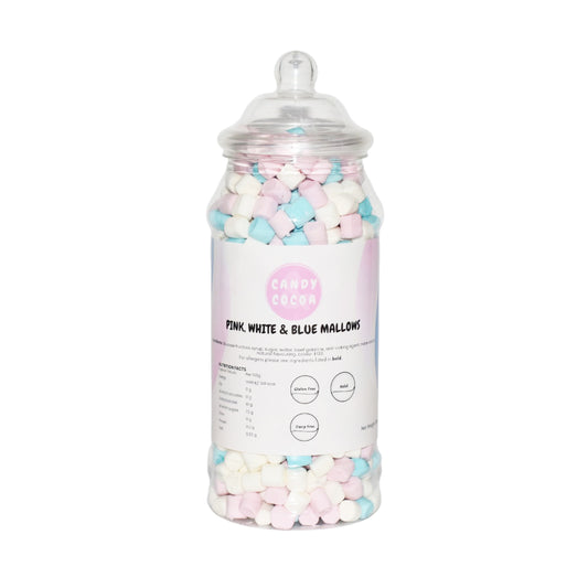 Pink, White & Blue Mallows - Jar