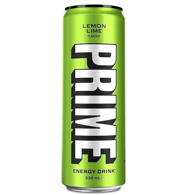 Prime Energy Lemon And Lime Cans 330ml