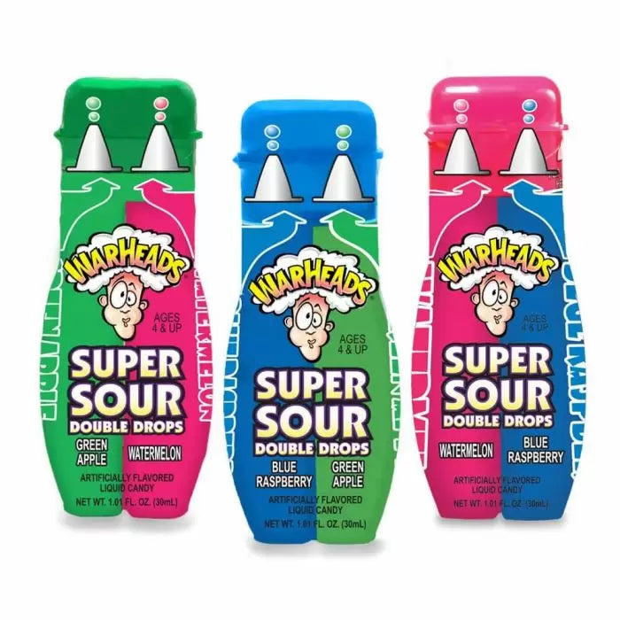 Warheads Super Sour Double Drops